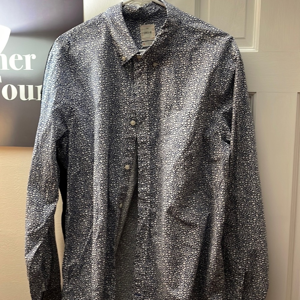 Gap Floral Print Casual Button Down Shirt